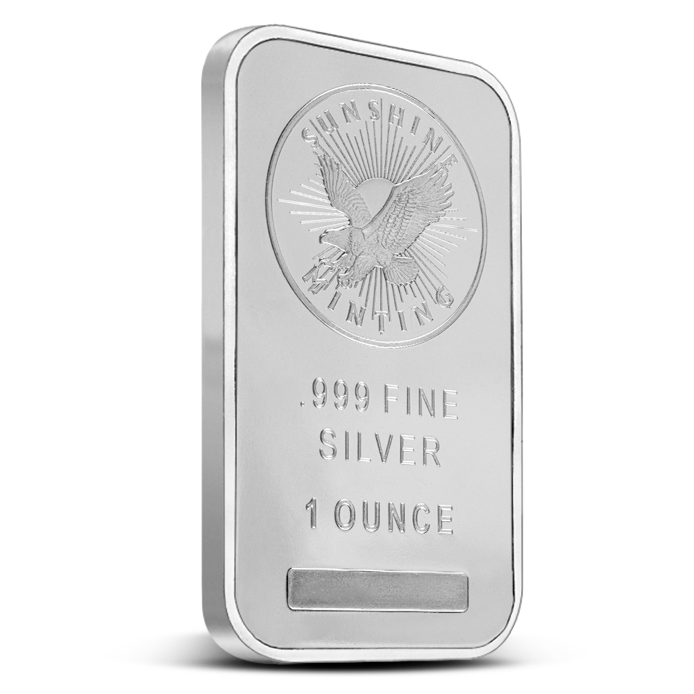 Buy 1 oz Silver Bar (Varied Condition, Any Mint)