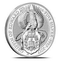 Buy 2016 2 oz British Silver Queen's Beast Lion Coin | BullionMax ™