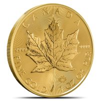 Buy 2021 1 oz Canadian Gold Maple Leaf Coin (BU) | BullionMax ™