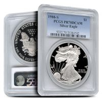 Buy 2020-W 1 oz V75 Privy Proof American Silver Eagle Coin PCGS 