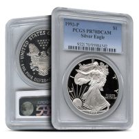 Buy 2020-W 1 oz V75 Privy Proof American Silver Eagle Coin PCGS