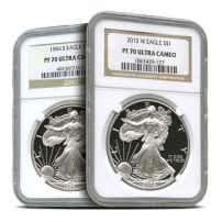 Buy 2021-W 1 oz Proof American Silver Eagle Coin PCGS PR69 DCAM FS