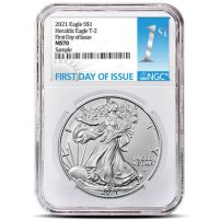 Buy 2021 Reverse Proof American Silver Eagle 2-Coin Designer Set