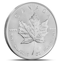 Buy 2022 1 oz Canadian Silver Maple Leaf Tube (25 Coins, BU