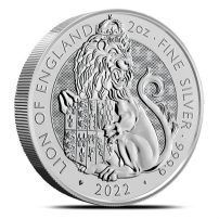 Buy 2016 2 oz British Silver Queen's Beast Lion Coin | BullionMax ™