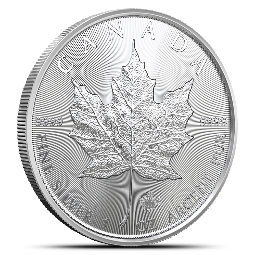Canadian Maple Leaf Silver Bullion Coins for sale