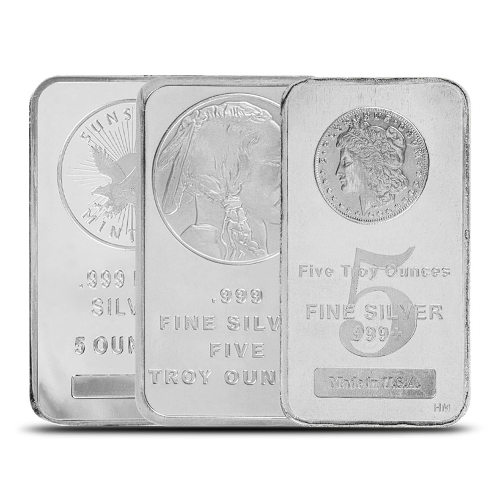 Buy Silver 1 oz Bar  Generic (our choice) Online - Pure