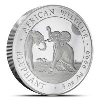 Buy 2024 1 oz Somalia Silver Elephant Coin (Gilded, BU) | BullionMax ™