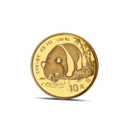 1987-Y 1/10 oz Chinese Gold Panda Coin Large Date (Sealed)